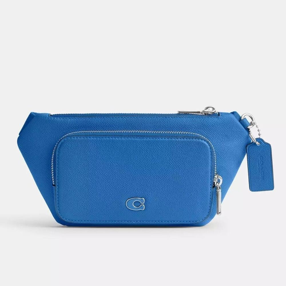 ❤️ Belt Bag With Signature Canvas Interior Detail Blueberry - Picture 2 of 6